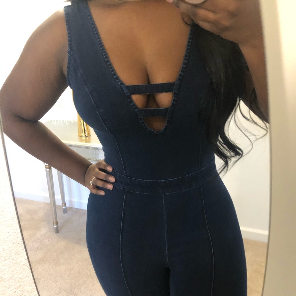 Denim jumpsuit